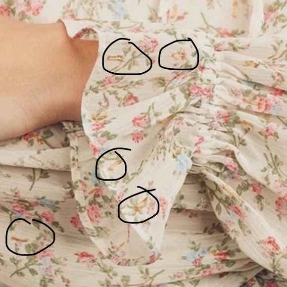 NWT Prairie Floral Blouse - Picture 5 of 6